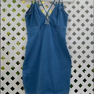 FashionNova Denim Dress Light